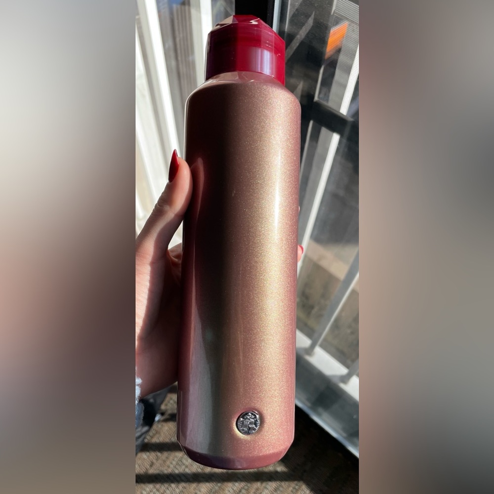 Starbucks Jewel Lid 2-tone Sparkle Iridescent Water Bottle, NWOT and Unused